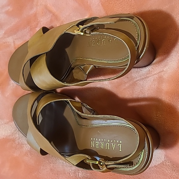 LAUREN RALPH LAUREN BLOCK HEEL SHOES - Picture 10 of 10